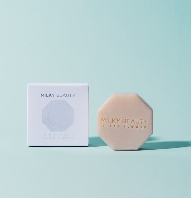 Savon au lait de chèvre -  Tiaré