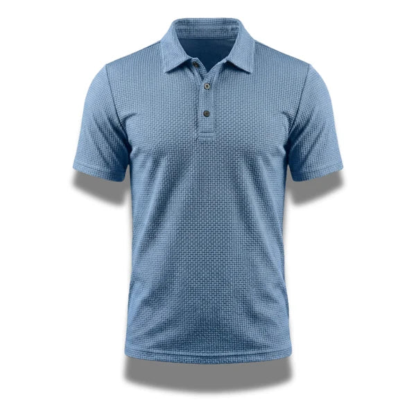 The blue Skinae polo shirt